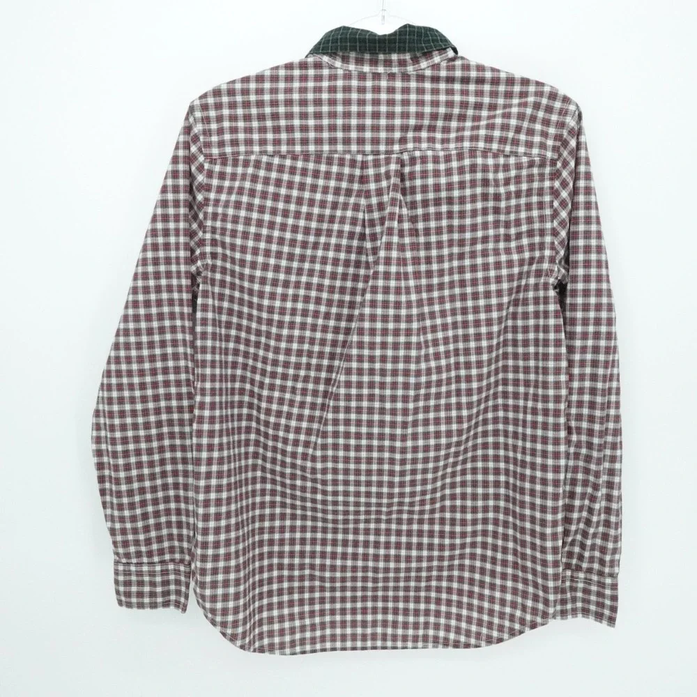 Ralph Lauren Shirt Boys Large Red Plaid Classic Preppy‎ Long Sleeve Button Down